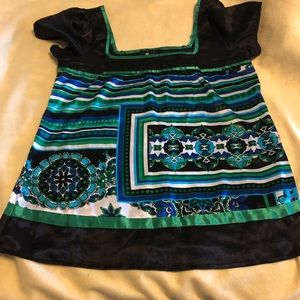 Dressy short sleeve top